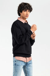 Black Basic Sweater FS-SWT-D33-03